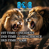 Stand out with our 1st 2nd 3rd Time T-Shirt, a bold reminder that patterns shape destiny. This Incident Coincidence Law Shirt captures wisdom in style, making it more than fashion—it’s a mindset. Designed for thinkers and leaders, our First Time Incident Second Time Coincidence Third Time Law Tee blends comfort with purpose. Whether worn casually or shared as inspiration, this Funny Law of the Third Time T-Shirt embodies truth. Embrace timeless wisdom with this powerful laws of universe quote shirt today!