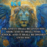 Strengthen your faith daily with the Ask Seek Knock Sticker, inspired by the powerful promise of Matthew 7:7. This Matthew 7:7 Bible verse sticker serves as a bold Prayer changes things quote sticker and Faith persistence motivational sticker. Designed as a Christian scripture laptop sticker, it reminds you to pursue boldly and trust fully. Believe bigger—Add to cart now.