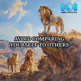 The Comparison Avoidance Car Magnet keeps your focus where it belongs—on your own growth. This Stop comparing yourself car magnet reinforces confidence, while the Self worth reminder vehicle magnet anchors inner value. Designed as a Personal progress mindset car magnet, it promotes clarity through a bold Confidence over comparison magnet message. Add to cart now and drive your own path.