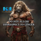 Set the tone with the Disrespect Not Allowed Sticker, a bold reminder that your standards define your space. This Zero tolerance for disrespect quote sticker reinforces authority, while the Set clear boundaries motivational sticker empowers confident action. Designed as a Respect is mandatory decal and Protect your standards reminder sticker, it keeps negativity out. Raise the bar—Add to cart now.