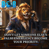 Defend your focus with the False Emergency Sticker, a bold reminder that not every crisis deserves your energy. This Not your urgency quote sticker reinforces control, while the Protect your priorities motivational sticker sharpens discipline. Designed as a Time boundaries mindset decal and Stay focused on your mission sticker, it keeps distractions out. Own your time—Add to cart now.