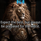 Lead with optimism and wisdom every mile. The Expect The Best Car Magnet keeps your mindset positive and strong. This Prepare For The Worst Motivation Car Magnet builds resilience, while the Optimism With Preparedness Vehicle Magnet sharpens foresight. Let the Hope For The Best Plan For Worst Car Magnet and Ready For Anything Inspirational Car Magnet guide confident decisions daily. Add to cart