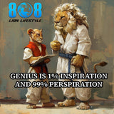 Unlock elite performance with the Formula Of Genius Sticker—a bold reminder that greatness is earned through effort. This Hard work beats talent quote sticker and Success requires discipline sticker reinforce relentless focus. Designed as a Hustle and dedication motivational sticker and Work ethic inspiration sticker, it fuels daily execution. Add to cart now and build your legacy through action.