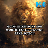 Intentions With Actions Canvas