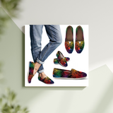 Chakra Splatter Slip Spiritual shoes