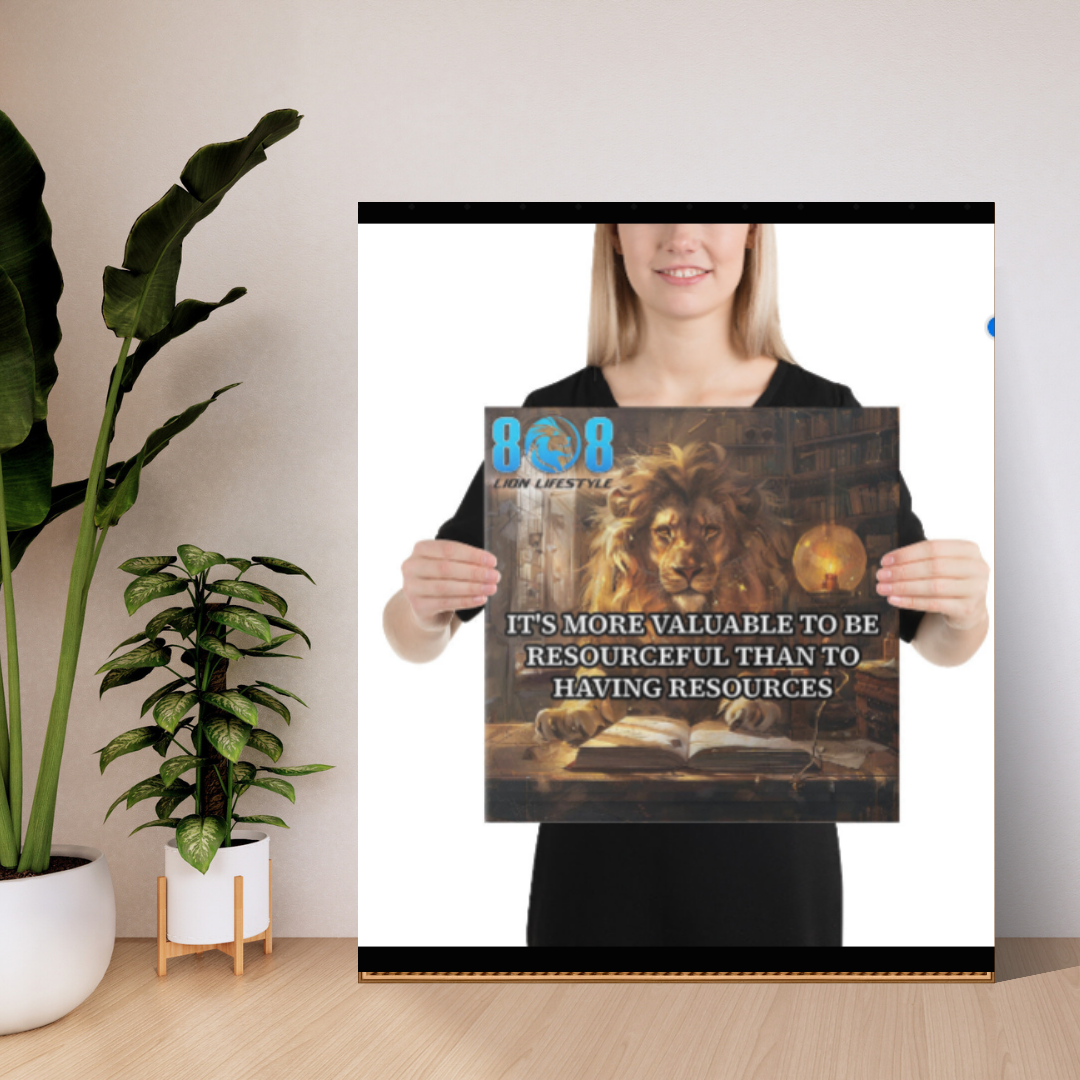 Unlock the power of creativity and determination with our Be Resourceful Canvas, a daily reminder that solutions are always within reach. This inspiring artwork blends elegance with motivation, making it ideal for any home, office, or workspace. Whether you’re searching for a Resourceful design for sale, a life-changing Resourceful lesson for sale, or motivational Resourceful wall art for sale, this piece delivers impact. Featuring a timeless resourcefulness quote for sale. Order now!