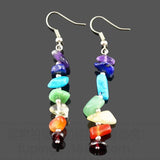 7-Chakra Drop Earrings