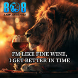 Celebrate your evolution with the Fine Wine Sticker—a bold reminder that greatness matures beautifully. This Aging like fine wine quote sticker and Better with time motivational sticker radiate confident growth. Designed as a Glow up over time reminder sticker and Vintage and thriving sticker, it honors progress and poise. Add to cart now and age with unstoppable confidence.