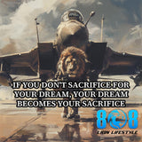 Commit to greatness every time you drive with the Sacrifice For Dream Car Magnet—a bold reminder that success requires sacrifice car magnet action. This dream pursuit motivation vehicle magnet fuels focus, grit, and long-term vision. Designed to pay the price for success car magnet standards, it champions a commitment over comfort mindset magnet that turns goals into results. Own the journey—Add to cart.