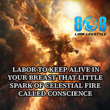 Lead from within with the Conscience Sticker, a bold reminder to honor your inner fire. This Follow your conscience motivational sticker strengthens daily conviction, while the Integrity and character quote sticker reinforces principled living. Elevate your mindset with a Moral courage laptop sticker and Virtue over comfort inspirational sticker designed for leaders. Protect your values—Add to cart now.