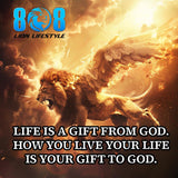 Celebrate every breath with the Gift From God Sticker, a daily reminder that life is sacred. This Life is a gift from God motivational sticker inspires gratitude, while the Live for God quote sticker strengthens devotion. Elevate your space with a Christian gratitude laptop sticker and Purpose driven faith inspirational sticker. Honor the Giver with how you live—Add to cart now.