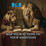 The Map Your Actions Sticker is your daily reminder to turn ambition into execution. This powerful Align actions with goals motivational sticker keeps you focused, while the Action driven ambition quote sticker reinforces relentless progress. Designed as a Goal execution mindset inspirational sticker and Discipline meets ambition reminder sticker, it fuels achievement every day. Add to cart now and activate your ambitions.