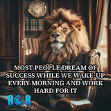 The Dream Of Success Sticker is for those who don’t just dream—they execute. This bold Work hard for success motivational sticker fuels daily discipline, while the Hustle every morning quote sticker ignites relentless drive. Designed as a Success is earned not given sticker and Grind mindset inspirational sticker, it reminds you that effort wins. Add to cart now and earn your success.
