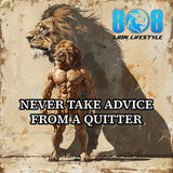 Choose guidance wisely with the Quitter Advice Car Magnet, a bold reminder to learn from those who’ve gone the distance. This never listen to quitters car magnet sharpens focus, while the winners seek winners advice vehicle magnet elevates standards. Designed as an ignore negative advice mindset car magnet, it reinforces grit through a persistence over opinions motivational car magnet philosophy—Add to cart now.