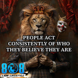 The People Act Sticker is a powerful reminder that identity determines action. This bold Identity shapes behavior motivational sticker challenges you to elevate your self-image, while the Become who you believe quote sticker reinforces intentional growth. Designed as a Self-image mindset inspirational sticker and Belief drives action reminder sticker, it transforms daily decisions. Add to cart now and become who you choose to be.