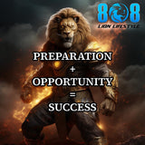 The Success Formula Sticker is a bold reminder that preparation creates opportunity. Featuring the powerful Preparation meets opportunity quote sticker message, it reinforces readiness and action. This Ready for opportunity motivational sticker doubles as a Success equation inspirational sticker and Discipline plus opportunity reminder sticker for daily focus. Add to cart now and unlock your success formula today.