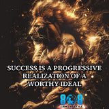 Define success on your terms with the Progressive Realization Sticker — a daily reminder that true achievement is lived step by step. This Success is a worthy ideal quote sticker and Purpose driven success motivational sticker anchor your vision. Let this Meaningful achievement inspirational sticker and Vision aligned goals decal keep you aligned with greatness. Live your ideal boldly—Add to cart now.