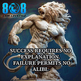 The Explanation & Alibi Car Magnet is a sharp reminder that results speak louder than words. This Results need no excuses car magnet reinforces discipline, while the Success speaks for itself vehicle magnet keeps standards high. Designed as a No excuses mindset motivation magnet, it anchors an Accountability defines outcomes reminder magnet on every drive—own the outcome, eliminate excuses, and Add to cart now.