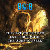Step boldly into growth with The Cave Sticker, a reminder that courage unlocks opportunity. This Face your fears motivational sticker pushes you forward, while the Courage over comfort quote sticker reinforces strength daily. Embrace challenge with the Growth begins outside comfort zone sticker and powerful Overcome fear inspirational laptop sticker energy. The treasure awaits your action. Add to cart now.