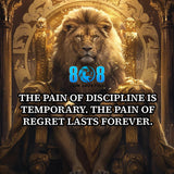 Choose growth on every drive with The Pain Car Magnet, a bold Discipline over regret motivation car magnet that sharpens focus. This Pain of discipline quote vehicle magnet reinforces commitment, while the Choose discipline daily reminder magnet builds consistency. Let this Long term success mindset car magnet keep you accountable, driven, and aligned with the future you’re building. Add to cart