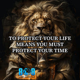 Your time is your life. The Protect Your Life Sticker reminds you to defend your priorities daily. This Guard your time quote sticker reinforces focus, while the Protect your peace motivational sticker strengthens discipline. Stay intentional with the Time is life reminder decal and the Set boundaries for success sticker — add to cart now and protect what matters most today.