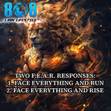 Choose strength on every drive with the Two F.E.A.R. Responses Car Magnet, a bold reminder that fear is a decision point. This Face everything and rise car magnet empowers action through an Overcome fear motivation vehicle magnet message. Feel confidence build with Courage over fear inspirational car magnet energy and a Fear response mindset daily reminder magnet that trains you to rise—every time. Add to cart