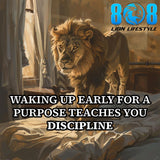 The Learning Discipline Mug fuels your drive to rise with intention and build powerful disciplined habits. This Wake up with purpose mug strengthens your daily focus, while the Early riser success mug reinforces winning routines. Stay committed with the Morning discipline motivation mug, crafted as a Purpose-driven mug that inspires consistent growth and achievement every morning. Add to cart now.