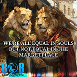 Make a bold statement with the powerful Understanding Equality Sticker, designed to spark thought and inspire growth. This Equality of souls quote sticker blends depth with clarity, while serving as a Marketplace value mindset sticker and Merit over entitlement motivational sticker. Elevate conversations with this Personal responsibility philosophy decal—stand for truth, own your value, and Add to cart now.