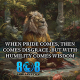 True strength begins with humility. The Humility Comes Wisdom Sticker reminds you that character creates elevation. This powerful Bible verse humility quote sticker inspired by Proverbs 11:2 inspirational sticker truth helps you overcome pride daily. Display this Pride and humility scripture decal and bold Christian wisdom motivational sticker on your laptop or water bottle as a constant reminder. Add to cart now and walk in wisdom.