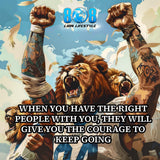 Courage multiplies when you’re surrounded by the right people. The The Peoples Courage Sticker is your daily reminder that support fuels strength. Inspired by a Surround yourself with good people quote sticker, this bold Strength in unity motivational sticker doubles as a Courage through support inspirational decal and Teamwork makes you stronger quote sticker. Lead together, rise together—Add to cart now.