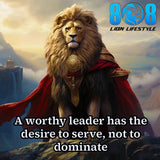 Lead with strength rooted in service. The Worthy Leader Sticker reminds you daily that true influence comes from humility and character. This powerful Servant leadership quote sticker and Lead to serve inspirational sticker reinforces a Humble leadership mindset sticker philosophy while igniting Leadership integrity motivation sticker energy wherever you place it. Elevate your space and leadership presence today—Add to cart now.