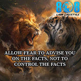 The Fear On Facts Sticker is built for disciplined thinkers who act with clarity. This bold Fear management motivational sticker reinforces logic over emotion. Designed as a sharp Facts over feelings mindset sticker, it doubles as a powerful Courage under pressure quote sticker and daily Emotional discipline reminder sticker. Think clearly, lead confidently, execute decisively — Add to cart.