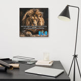 Grind Through Motivational Art Canvas