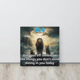 Focus On Root Art Canvas