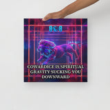 What Is Cowardice Canvas