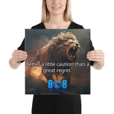 Better Caution Canvas