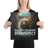 No Disrespect Canvas