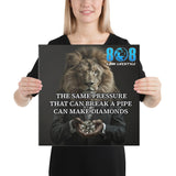 Pressure Makes Diamonds Canvas
