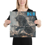 We Go High Canvas