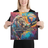 Shake Gently Canvas
