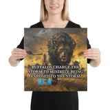 Buffalo's Storm Charge Canvas
