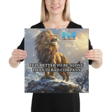 Avoid Bad Company Canvas