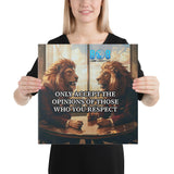 Acceptable Opinions Canvas