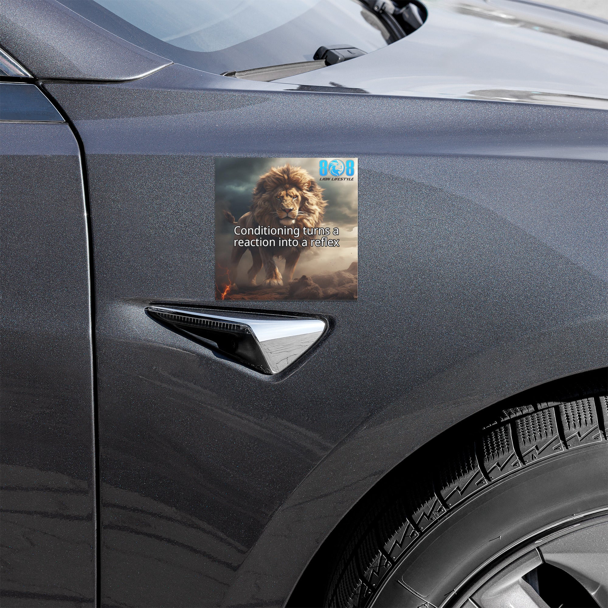 Build winning instincts with the Winner's Reflex Car Magnet, designed for those who train beyond thinking. This Conditioned success mindset car magnet reinforces mastery as a Train until automatic vehicle magnet. Engineered with Discipline creates reflex car magnet power and Elite performance conditioning magnet focus, it reminds you that champions act on reflex, not hesitation. Add to cart