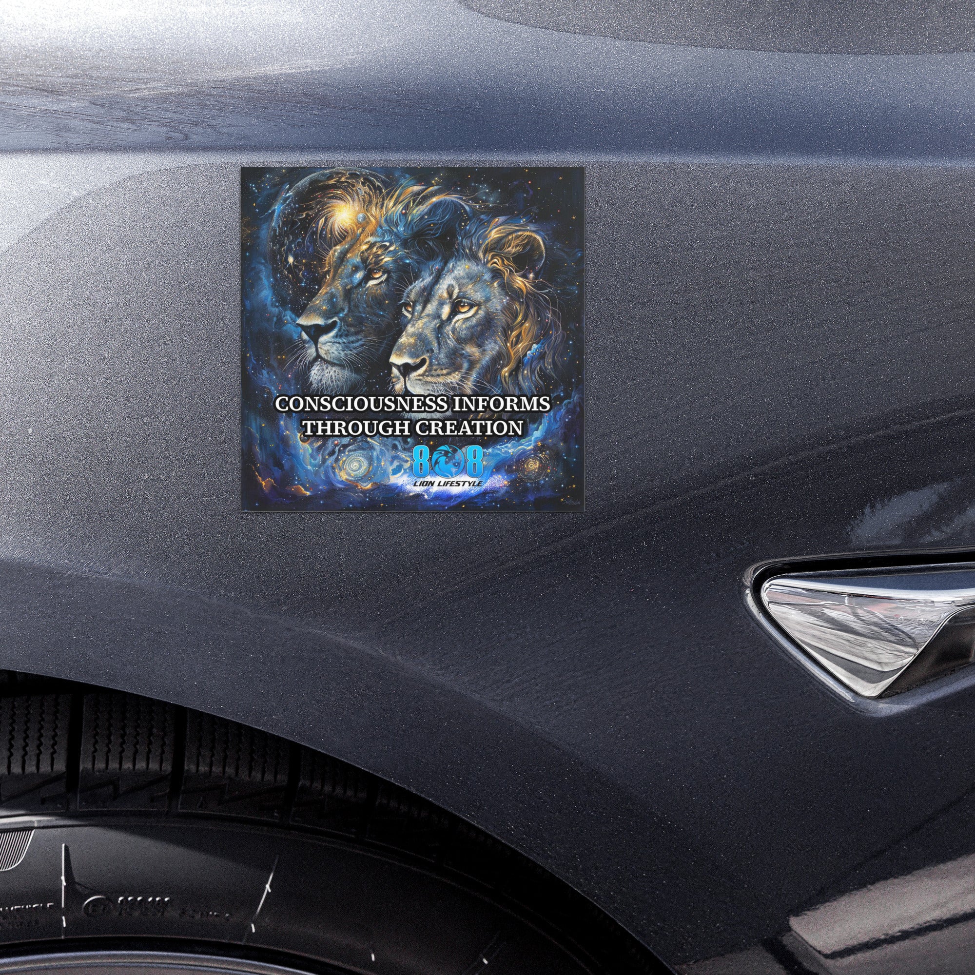 Create with intention using the Instructions Of Consciousness Car Magnet, a reminder that awareness shapes outcomes. This Awareness shapes reality car magnet reinforces clarity as a Conscious creation mindset vehicle magnet. Designed to inspire a Mind directs outcome car magnet philosophy and Thought powered success magnet focus, it keeps your thinking aligned with what you create every day. Add to cart