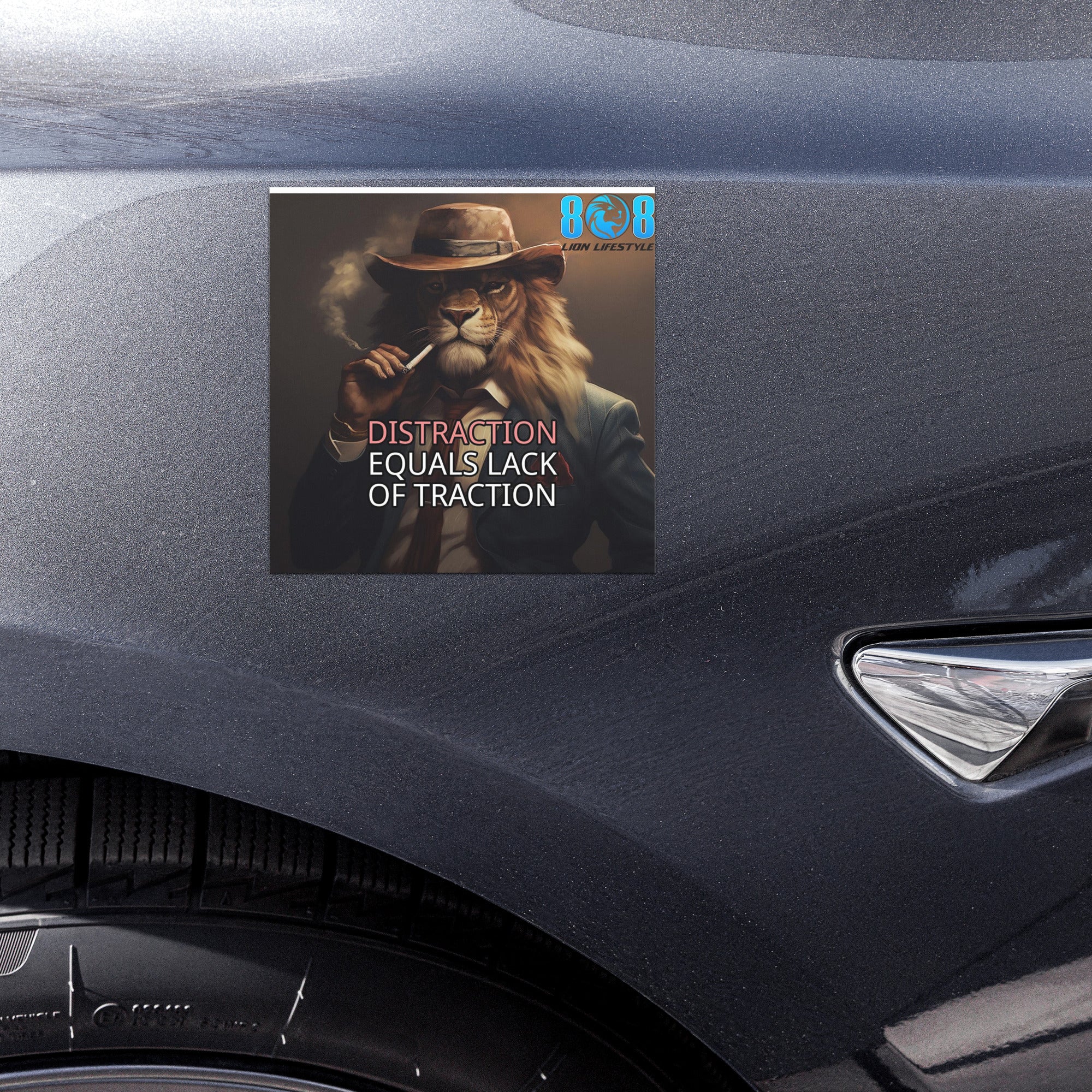 Regain control of your direction with the What Is Distraction Car Magnet, a bold reminder that focus creates forward motion. This Eliminate distractions motivation car magnet sharpens awareness, while the Focus equals progress vehicle magnet reinforces disciplined attention. Designed to break bad habits, the Distraction kills momentum car magnet and Attention control mindset magnet keep you locked on what matters most. Add to cart