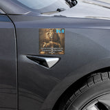 Faith & Courage Car Magnet