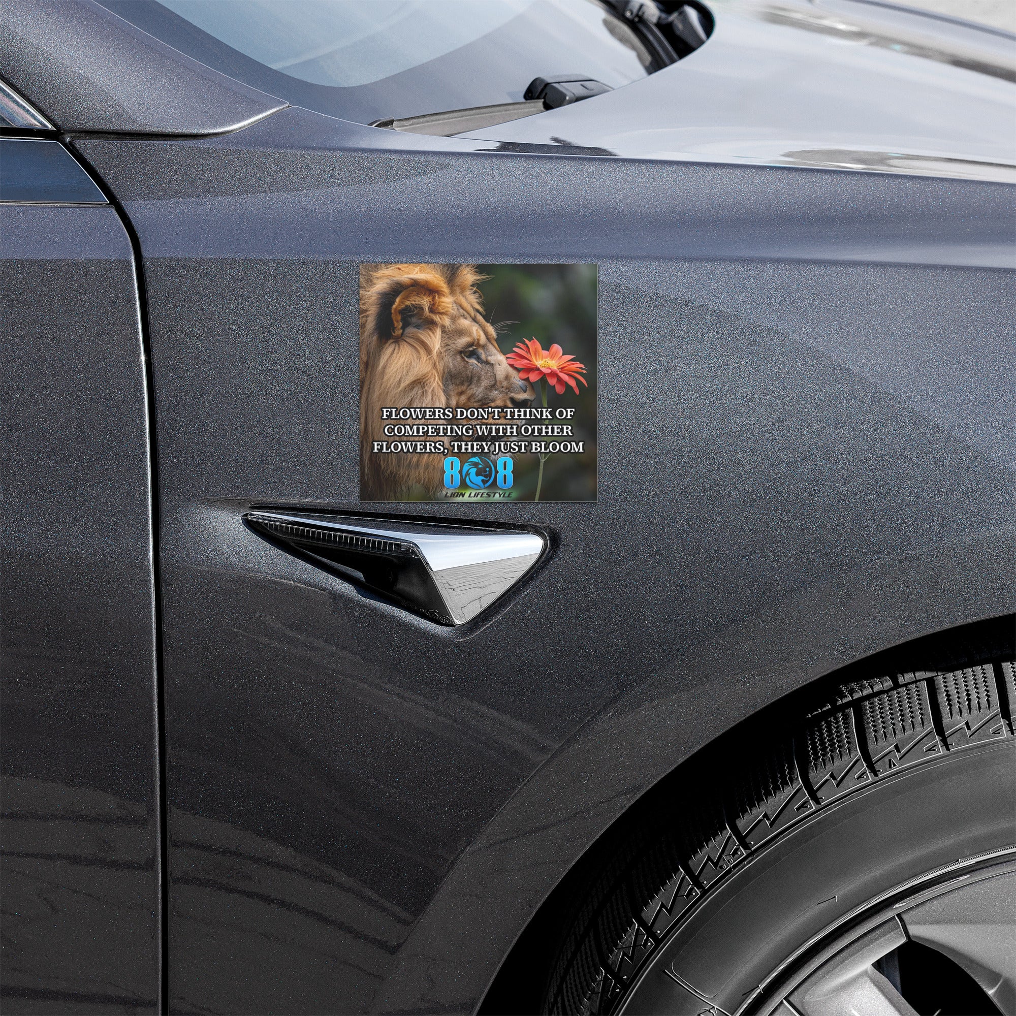 Grow freely with the Flowers Just Bloom Car Magnet, a gentle reminder that success isn’t a race. This Bloom without competition car magnet encourages calm confidence on every drive. Designed as a Grow at your own pace inspirational car magnet, it promotes a Comparison free mindset vehicle magnet philosophy and nurtures progress through a Natural growth motivation car magnet—Add to cart.
