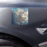 Step boldly into purpose with the God's Calling Car Magnet, a powerful reminder that obedience comes before ability. This God qualifies the called car magnet speaks courage to the willing. Designed as a Called not qualified inspirational car magnet, it reinforces trust through a Faith over credentials vehicle magnet and fuels destiny with a Purpose driven faith motivational car magnet—Add to cart.