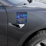 God Is Perfect Car Magnet